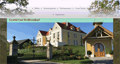 Desktop Screenshot of gestuet-gut-wolfersdorf.de